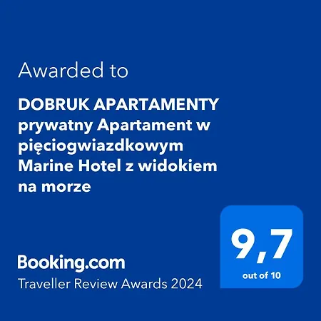 309 W Pięciogwiazdkowym Marine 20 M Rowery W Cenie Dobruk Apartament *
